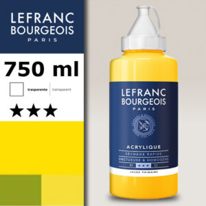 153 - Giallo primario 750 ML Acrilico Fine Lefranc Bourgeois