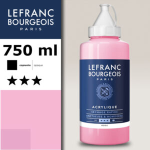 351 - Rosa 750 ML Acrilico Fine Lefranc Bourgeois