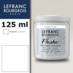 818 - Bianco Fluo S3 125 ML Acrilico Extra-Fine Flashe Lefranc Bourgeois