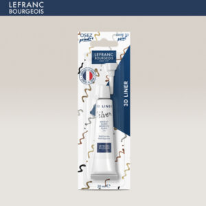 Argento 3D LINER 20 ML Colori per Vetro e Ceramica Lefranc Bourgeois