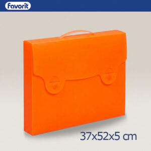 Valigetta NEON Arancio Fluo 52X37X5 cm PP ASS FAVORIT