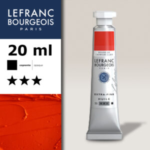 361 - Rosso di Cadmio Chiaro 20 ML Olio Extra-Fine Lefranc Bourgeois