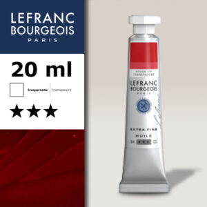 815 - Rosso vivo transparente 20 ML Olio Extra-Fine Lefranc Bourgeois