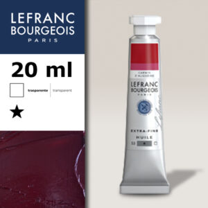 328 - Carminio d'Alizarina 20 ML Olio Extra-Fine Lefranc Bourgeois