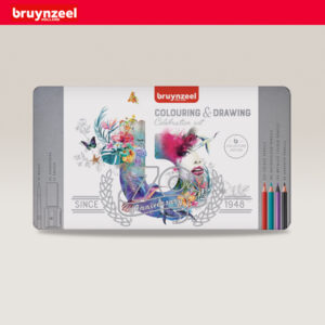Confezione in Metallo 70 pz. COLOURING & DRAWING BRUYNZEEL