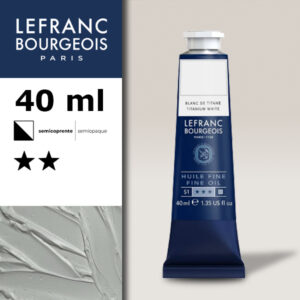 008 - Titanium White 40 ML Olio Fine Lefranc Bourgeois