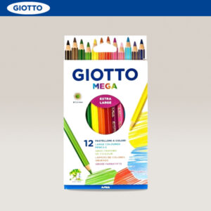 Confezione 12 pz. Pastelloni a Colori MEGA Ø 5,5 mm GIOTTO