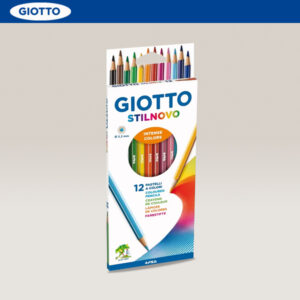 Confezione 12 pz. Pastelli a Colori STILNOVO Ø 3,3 mm GIOTTO
