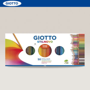 Confezione 50 pz. Pastelli a Colori STILNOVO Ø 3,3 mm + Temperamatite GIOTTO