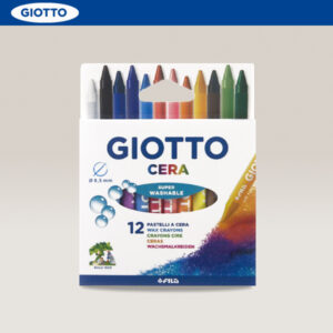 Confezione 12 pz. Pastelli CERA Colorati Ø 8,5 mm GIOTTO