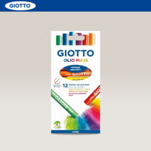 Confezione 12 pz. Pastelli OLIO MAXI Colorati Ø 11 mm GIOTTO