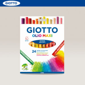 Confezione 24 pz. Pastelli OLIO MAXI Colorati Ø 11 mm GIOTTO