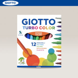 Confezione 12 pz. Pennarelli Colorati TURBO COLOR Ø 2,8 mm GIOTTO