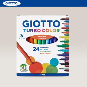 Confezione 24 pz. Pennarelli Colorati TURBO COLOR Ø 2,8 mm GIOTTO