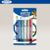 Confezione 5 pz. Colla DECOR GLITTER METALLIC 10,5 ml. GIOTTO