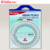 Goniometro cm 12/360°-400° Plastica Fara