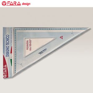 Squadra cm 35, 60° Plastica Fara