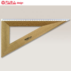 Squadra cm 32, 60° Legno Fara