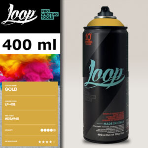 401 - GOLD 400 ml Spray LOOP