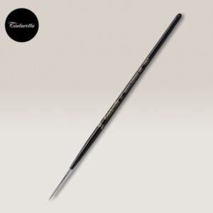 Pennello Serie 37 Pelo Martora Kolinsky Siberiana Tondo N° 3/0 Tintoretto