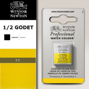 118 - Giallo cadmio pallido 1/2 Godet Acquerello Professional Winsor e Newton
