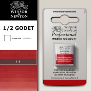 507 - Marrone perilene 1/2 Godet Acquerello Professional Winsor e Newton