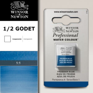538 - Blu di Prussia 1/2 Godet Acquerello Professional Winsor e Newton