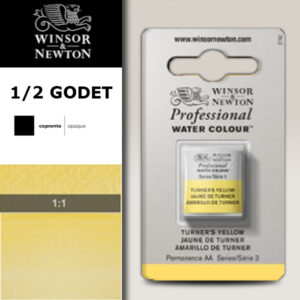 649 - Giallo di Turner 1/2 Godet Acquerello Professional Winsor e Newton