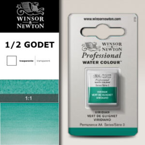 692 - Verde veronese 1/2 Godet Acquerello Professional Winsor e Newton