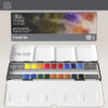 Confezione in Metallo Acquerello Professional Travel Tin Aquarell 18 Mezzi Godet Winsor e Newton