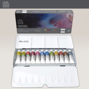Confezione in Metallo Sketcher Professional Watercolour 12 Tubetti da 5 ML Winsor e Newton