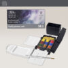 Set Aquarell 12 Mezzi Godet + Pennello + Spugnetta + Serbatoio Acqua 35 ML Winsor e Newton