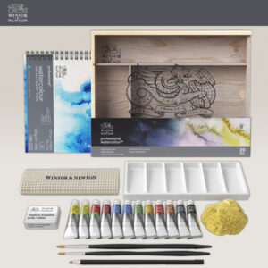 Confezione Aquarell Set d'Atelier 12 Tubi da 5 ML + Accessori Winsor e Newton