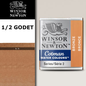 058 - Bronzo 1/2 Godet Acquerello Cotman Winsor e Newton