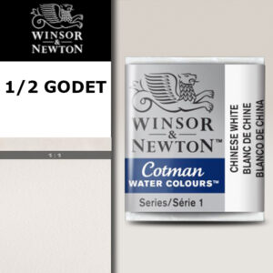 150 - Bianco di cina 1/2 Godet Acquerello Cotman Winsor e Newton