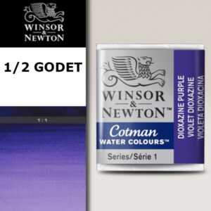 231 - Porpora diossazina 1/2 Godet Acquerello Cotman Winsor e Newton