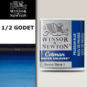 538 - Blu di Prussia 1/2 Godet Acquerello Cotman Winsor e Newton
