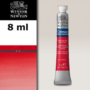 098 - Rosso di cadmio scuro imit 8 ML Acquerello Cotman Winsor e Newton