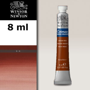 317 - Rosso indiano 8 ML Acquerello Cotman Winsor e Newton