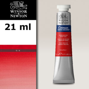 098 - Rosso di cadmio scuro imit 21 ML Acquerello Cotman Winsor e Newton