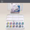 Confezione Water Brush 12 Mezzi Godet + Pennello Serbatoio Winsor e Newton