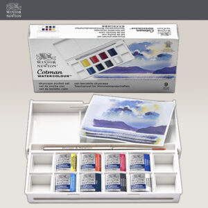 Set Tascabile Cielo Cotman 9 Pz. Mezzi Godet Winsor e Newton