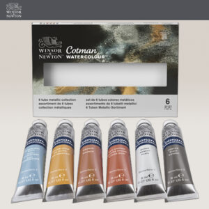 Set Cotman Acquerelli Metallizzati 6 Tubi da 8 ML Winsor e Newton