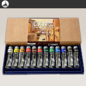 Confezione in Plastica 12 Tubi da 20 ML Olio Classico Maimeri