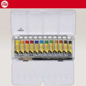 Confezione in Metallo Acquerello Rembrandt Mono Pigmento 12 Tubi da 10 ML Aquarel Talens