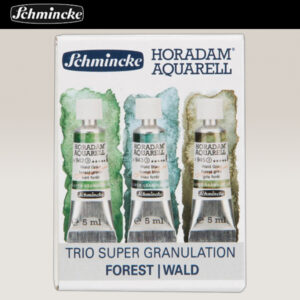 Trio Supergranulation Forest 3 Tubetti da 5 ML Acquerello Horadam Schmincke