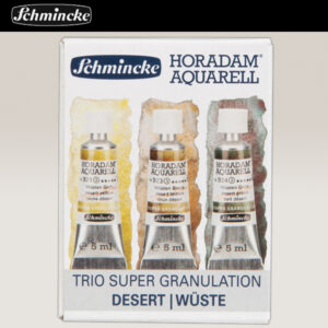 Trio Supergranulation Desert 3 Tubetti da 5 ML Acquerello Horadam Schmincke