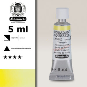 206 - giallo di titanio Acquerello 5 ML Horadam Schmincke