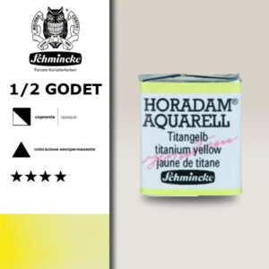 206 - giallo di titanio Acquerello 1/2 Godet Horadam Schmincke