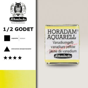 207 - giallo di vanadio Acquerello 1/2 Godet Horadam Schmincke